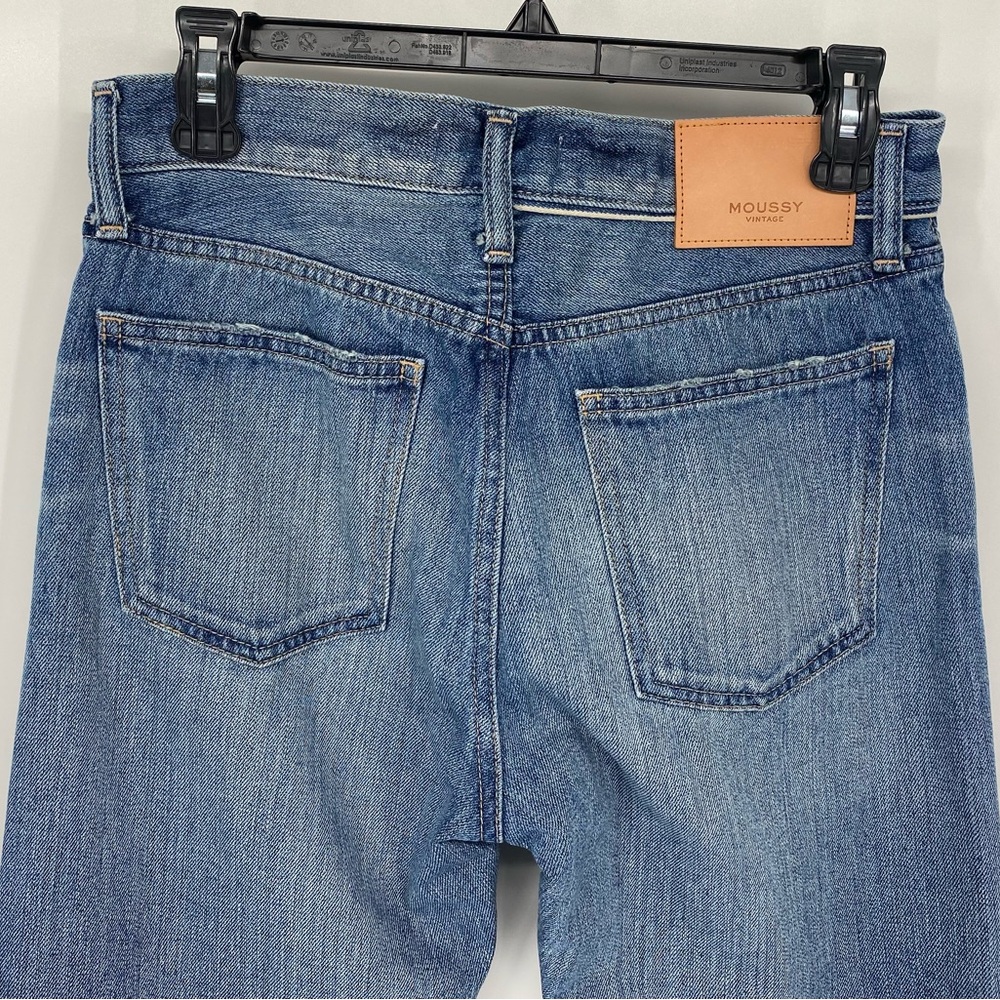 Moussy Vintage Evans Tapered Mid Jean Size 27 - Picture 7 of 9